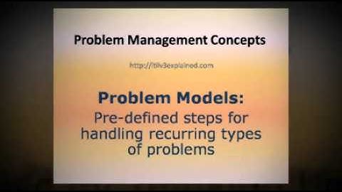 ITIL v3 Revision Guide - Problem Management Process