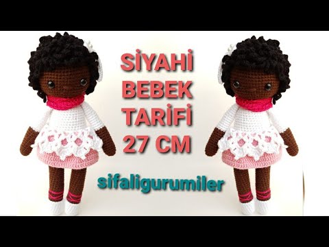 SİYAHİ BEBEK #amigurumibebek #örgübebek #siyahibebek