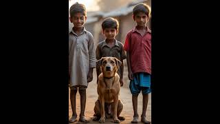 Galon Wala Dost 🐾| Ek Bhola Kutta Jo Bacchon Ka Dost Ban Gaya ❤️ | Emotional Village Story#goatstory