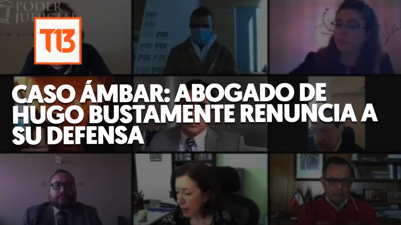 Caso Ámbar: Abogado de Hugo Bustamente renuncia a su defensa