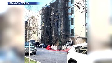 Video shows scaffolding collapse in downtown Charleston