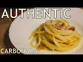 Authentic CARBONARA