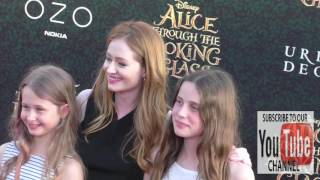 Miranda Otto And Darcey Obrien At The Premiere Of Disneys Alice Through The Looking Gl At El Ca