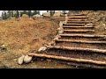 How to Build Beautiful RUSTIC STAIRS...for Free