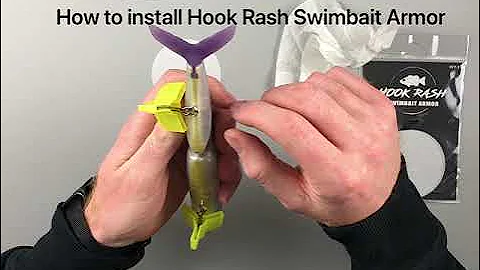 How to Install Hook Rash SWIMBAIT ARMOR