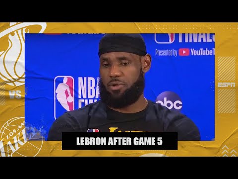 LeBron addresses Danny Green's miss and Markieff Morris' turnover late in Game 5 | 2020 NBA Finals