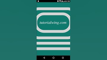tutorialwing android splash screen tutorial output