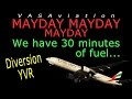[REAL ATC] Emirates B777 with EMERGENCY FUEL at Vancouver!