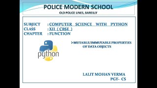 6 PYTHON FUNCTION PART 5