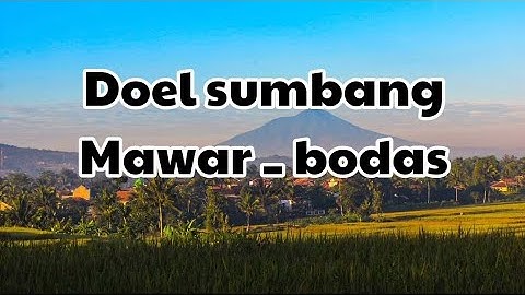 Lagu sunda doel sumbang mawar _ bodas