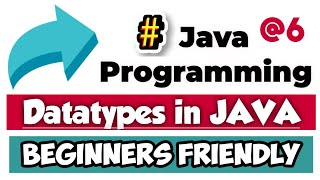 ✨ Datatypes in Java in Hindi |Java Datatypes | java tutorial for beginners | data types in java
