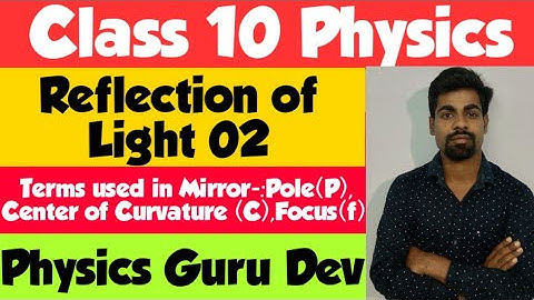 Reflection of light | Class 10 Physics | Chapter 4 part 2 by Physics Guru Dev