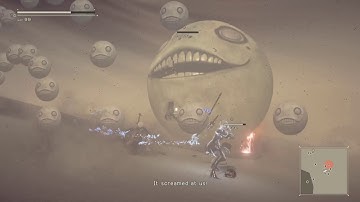 NieR:Automata Emil True Final Boss Fight and Ending Y