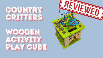 Country Critters Wooden Activity Play Cube - REVIEW