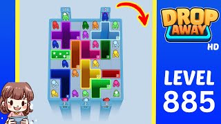 Drop Away Level 885 Solution Walkthrough