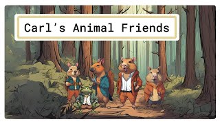 Improve your ENGLISH Skills | Carl's Animal Friends | Listening & Speaking Practice | Easy Story