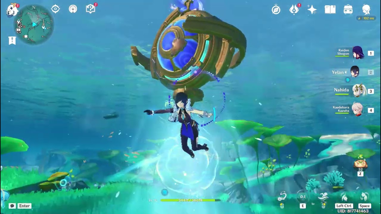 Genshin Impact - Mini Puzzle - Mysterious Core 7 - The Great Fontaine Lake, Court Of Fontaine Region