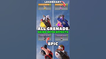 All Grenade skin with unique effects #codm
