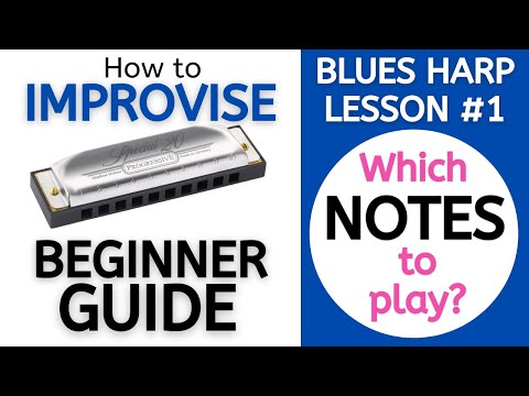 Blues Harmonica Improvisation Lesson 1 - Note Selection
