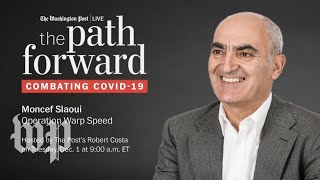 Chief science adviser to Operation Warp Speed Moncef Slaoui (Full Stream 12/1)
