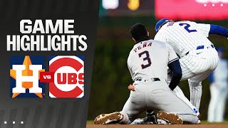 Astros vs. Cubs Game Highlights (4\/24\/24) | MLB Highlights