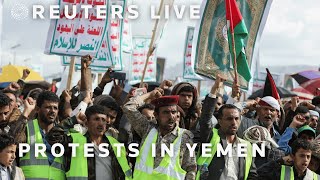 Live: Protesters In Yemen Rally In Solidarity With Gaza