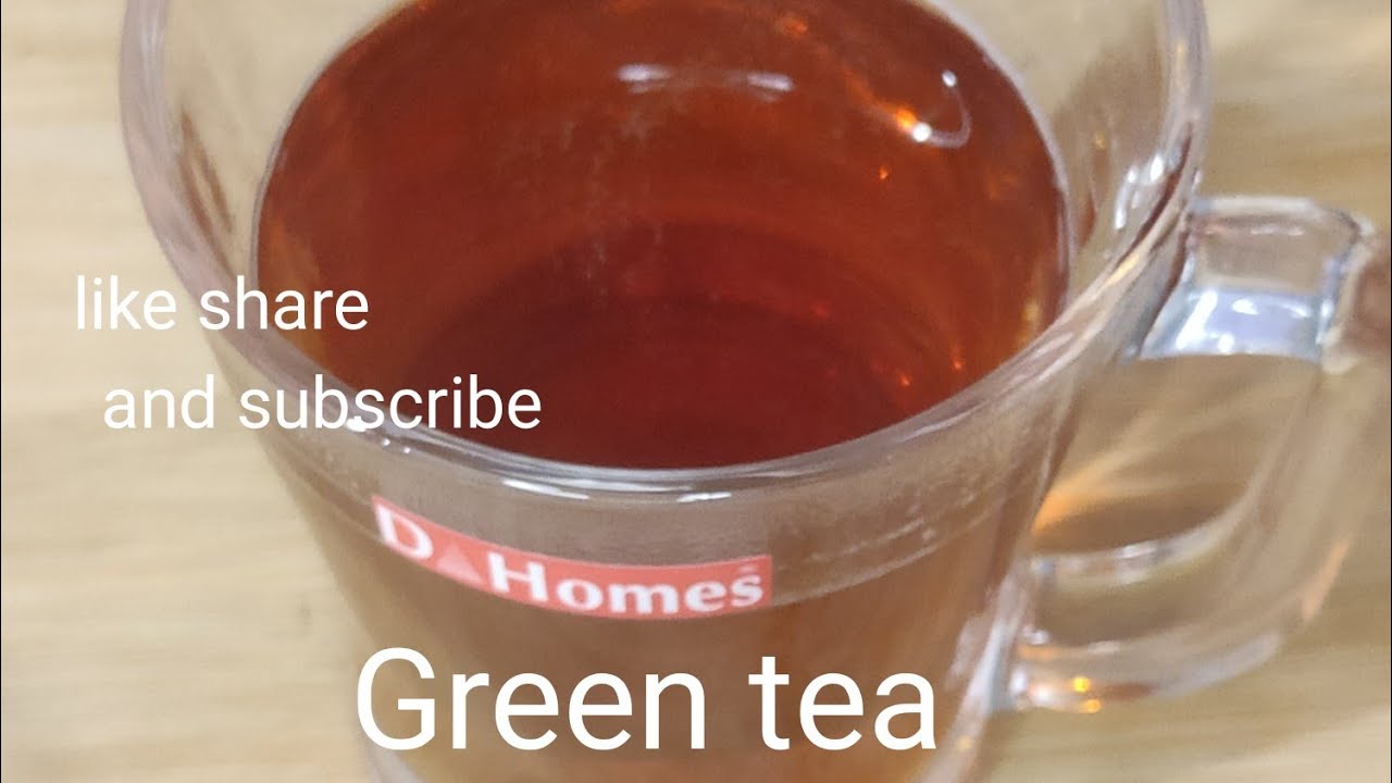 How to make green tea ll Easy green tea recipe. ग्रीन टी बनाने का आसान तरीका। YouTube