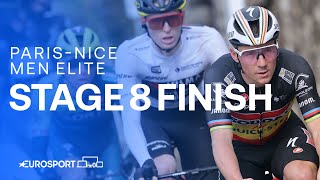 A FRANTIC finale in Nice 🔝 | Stage 8 Finish Paris-Nice 2024 | Eurosport Cycling