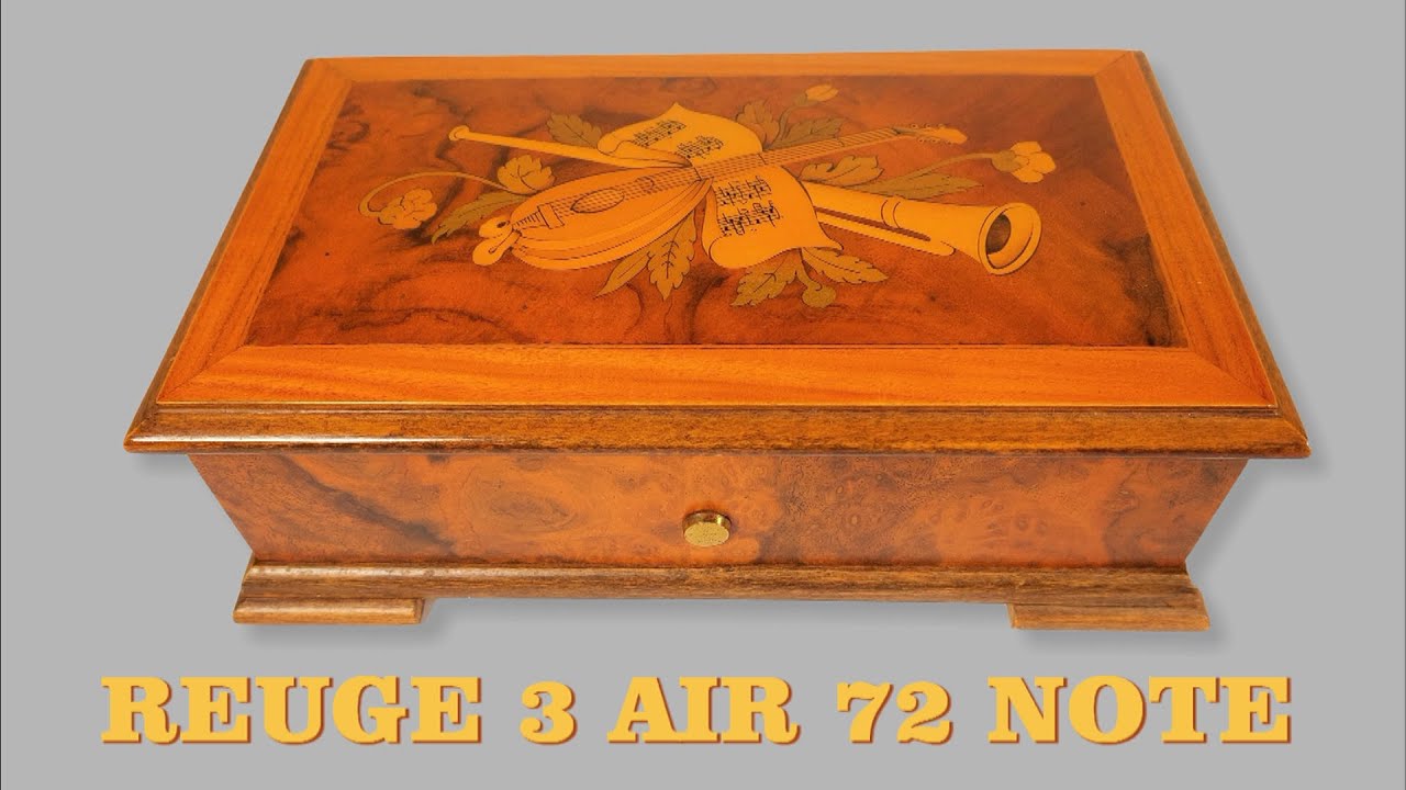 Reuge 3 Air Music Box Playing Franz Liszt - YouTube