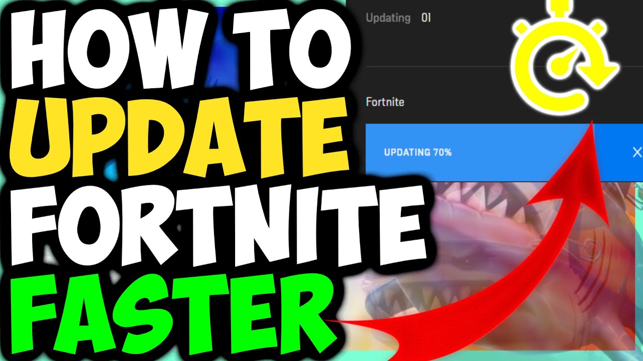 How To Make Fortnite Update Faster In 2021 Ps4 Xbox Pc Youtube