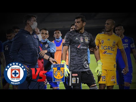 Bronca al final del partido entre CRUZ AZUL VS TIGRES / CRUZ AZUL VS TIGRES