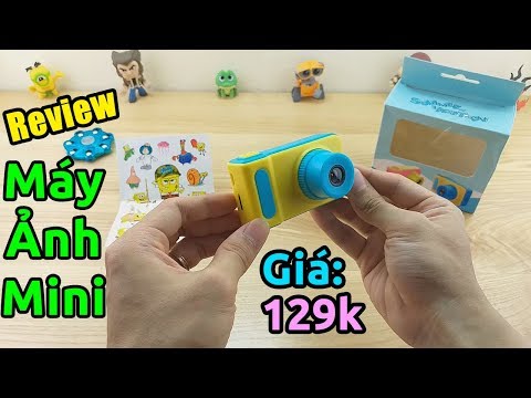 Trên tay Máy Ảnh Mini FULL Chức Năng Quay Phim Chụp Ảnh CHƠI GAME