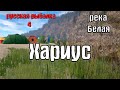 Русская рыбалка 4(рр4/rf4) - река Белая. Хариус.