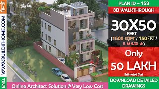 30 x 50 house plan with swimming pool on terrace Latest house ???? ?? - 153