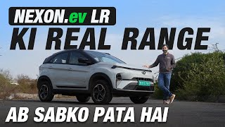 Tata Nexon.ev LR Real-world Range Test w/ Efficiency & Drive Impressions | Mar 2024