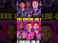 KKR Vs RR Bowling Lineup 😨😨 #ipl #ipl2026 #kkrvsrr #rrvskkr