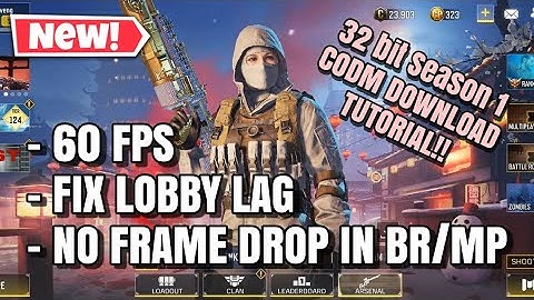 32BIT CODM SEASON 1 FIX LAG 60 FPS | WITH MP & BR GAMEPLAY - CALL OF DUTY MOBILE 32 BIT TUTORIAL
