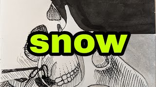 inktober day 11: snow - theartproject (2019) chad brown