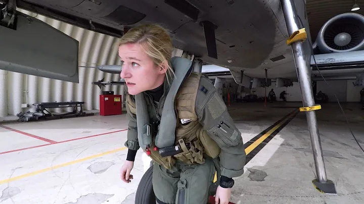 How US Female A-10 Fighter Pilot launch at Osan Ai...
