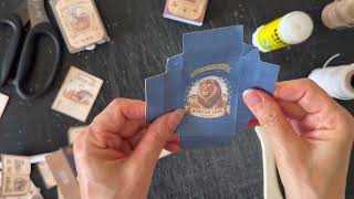 🦁🐘🦒 Safari Animals Matchbox Kits | Mini Wildlife Matchbox | Vintage Nature  Craft Tutorial 🌿📚✨
