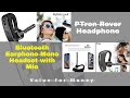 PTron Rover Headphone Bluetooth Earphone All Smartphones l Bluetooth Earphone Mono Headset