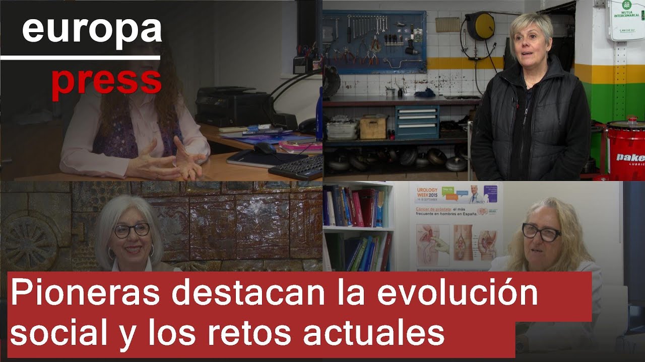 Pioneras en sus profesiones valoran los cambios, aunque ellas aún 