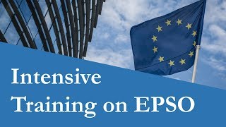 Intensive EPSO Training