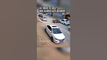He Just Wanted to Help… But ended up as a Suspect? 😱