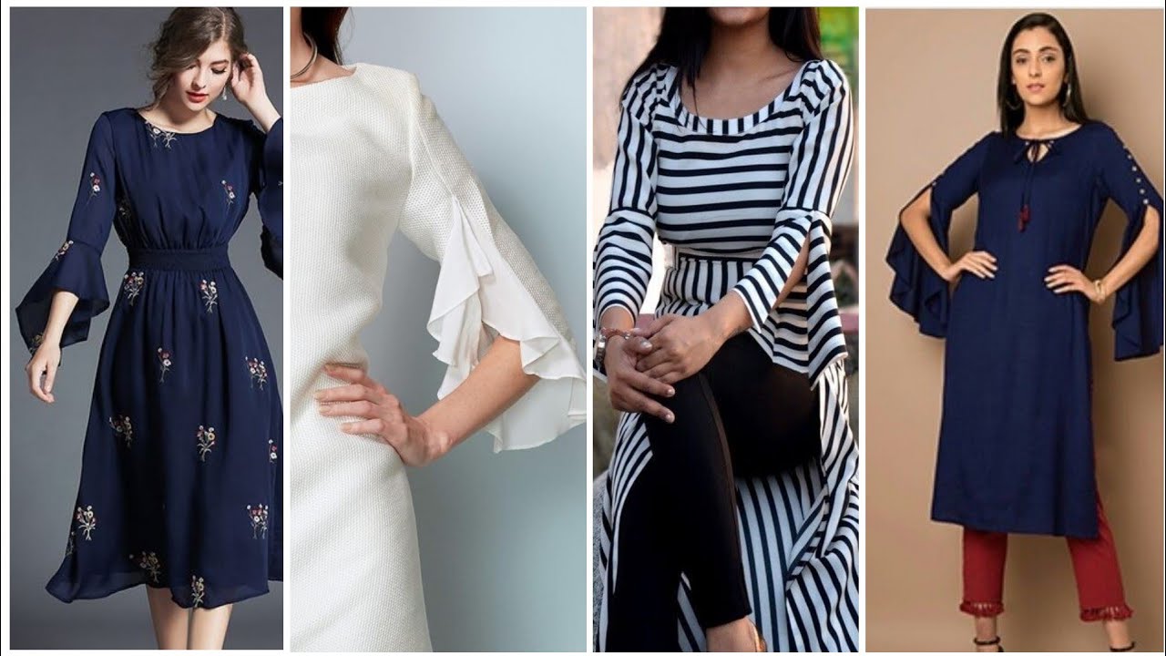 Gorgeous & trendy and useful sleeves designs 2019 summer Kurtis /frocks
