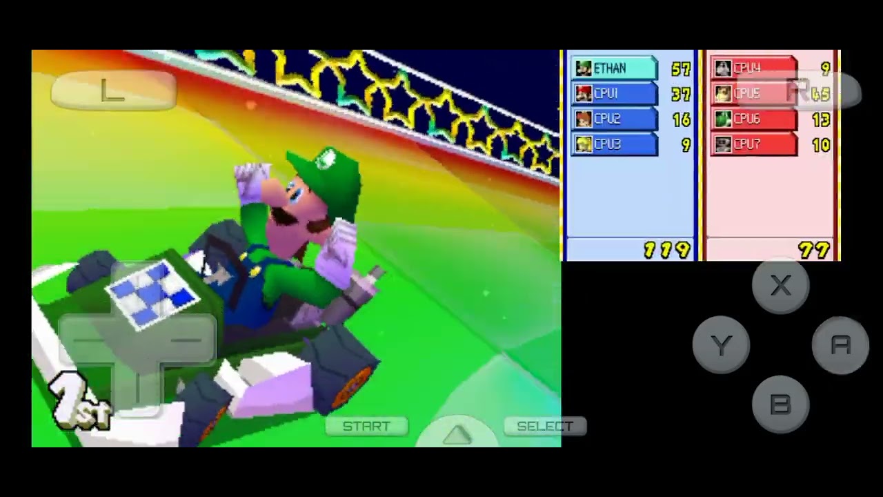 Mario Kart DS 150cc VS Mode Team Race All 32 Race Tracks Longplay