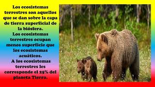 ECOSISTEMAS TERRESTRES Y ACUÁTICOS