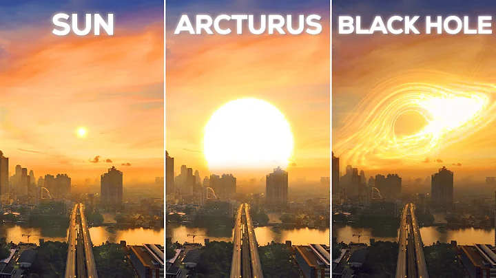 Replacing the Sun with Other Stars (Sunset Visualization)