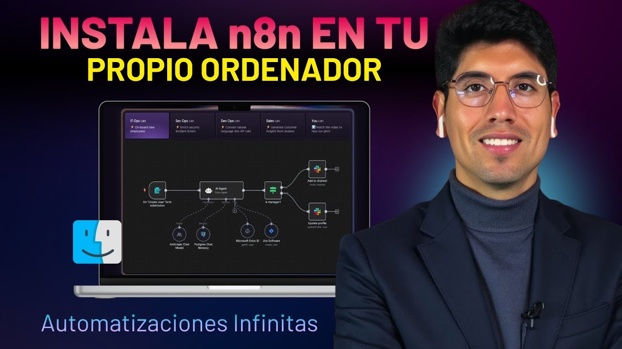 ¡Instala n8n GRATIS en tu PC en minutos! - YouTube