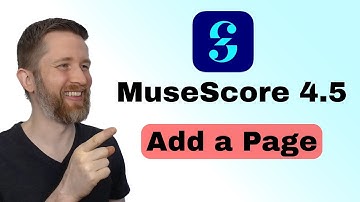 MuseScore Studio 4.5 How to Add a Page